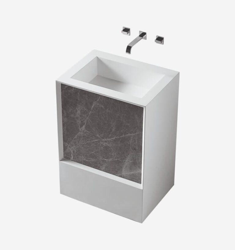 Frame Pedestal Freestanding Basin - Clay Brook