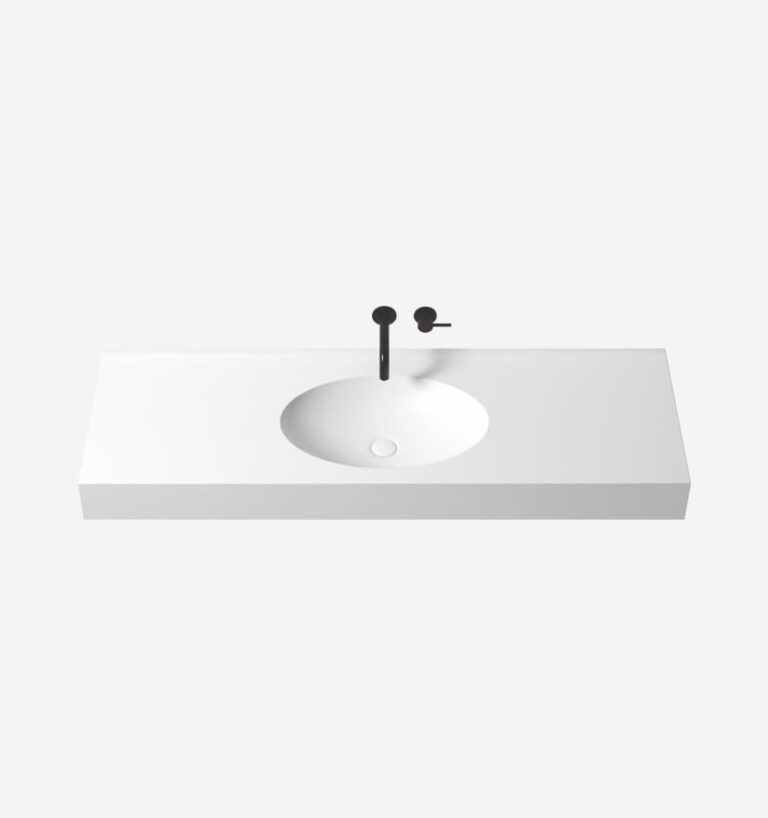 Luna Centered Single Vanity - Clay Brook