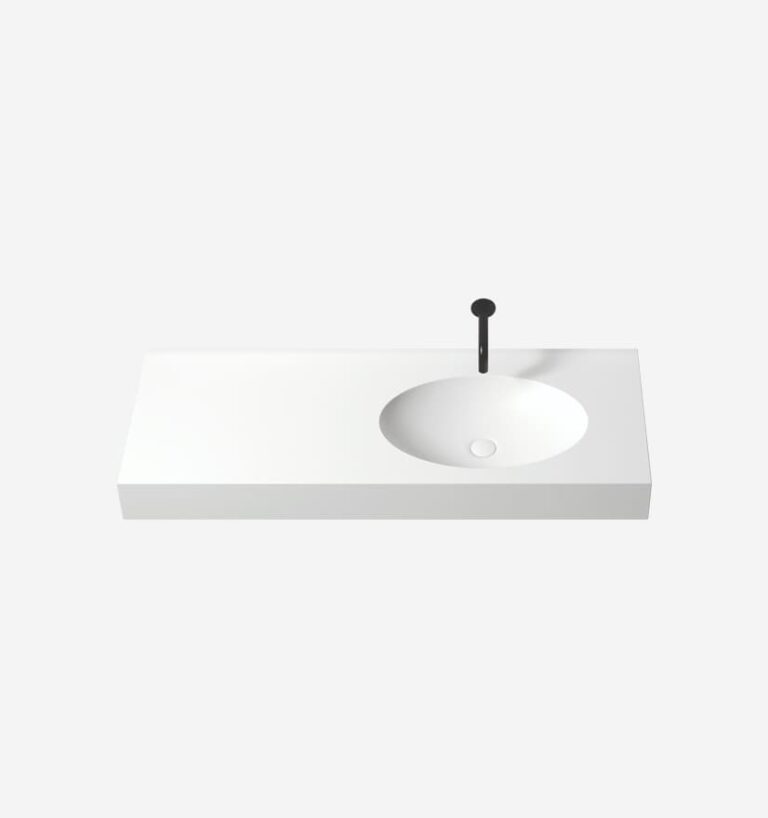 Luna Right Single Vanity - Clay Brook