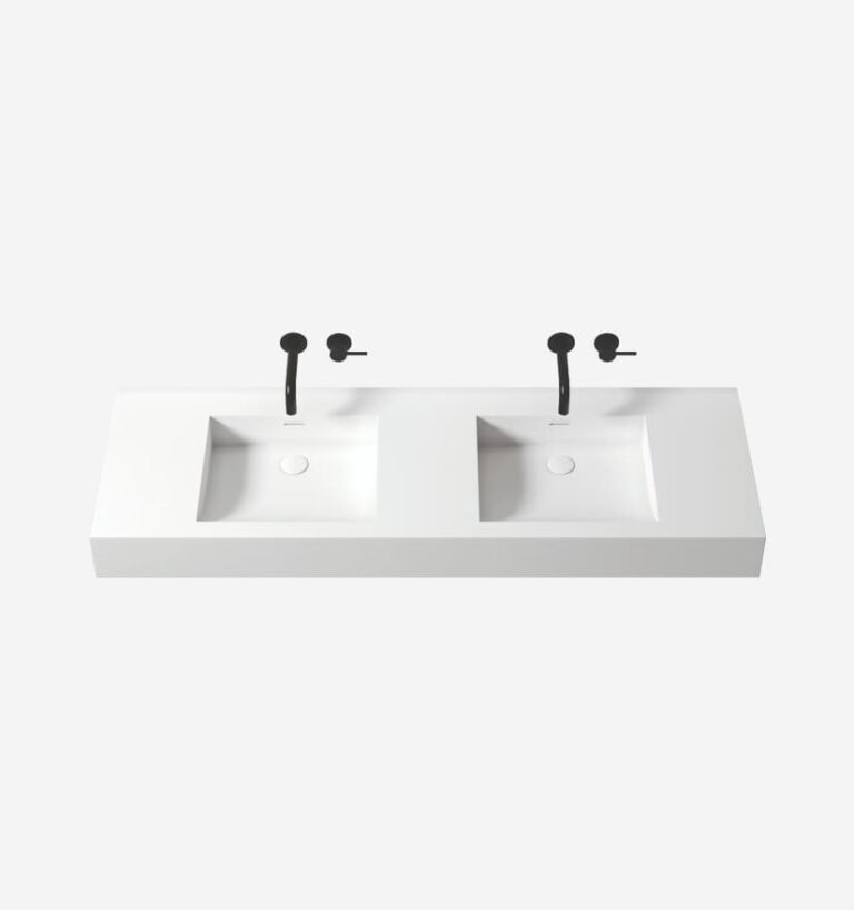 Geo Double Vanity - Clay Brook